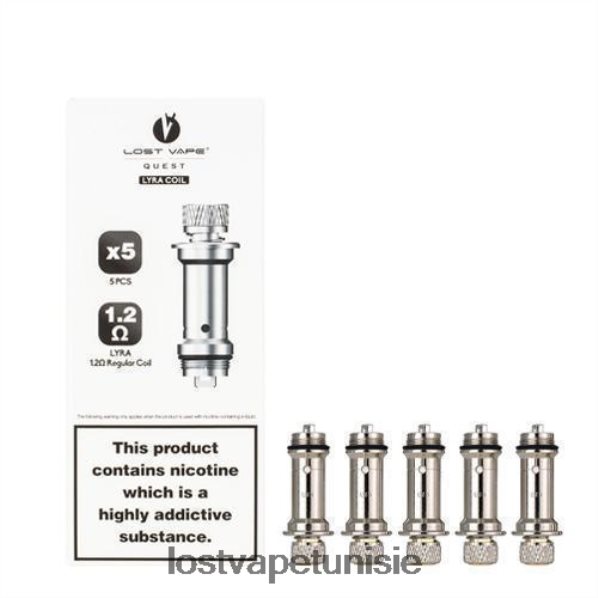 Lost Vape Lyra bobines de remplacement (paquet de 5) - Lost Vape prix Tunisie 040BBB432 bobine régulière 1,2 ohm