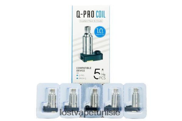 Lost Vape Orion Résistances q-pro (paquet de 5) - Lost Vape price 040BBB409 1.ohm
