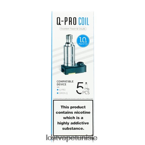 Lost Vape Orion Résistances q-pro (paquet de 5) - Lost Vape price 040BBB409 1.ohm