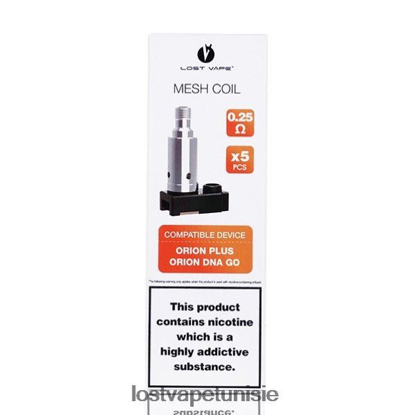 Lost Vape Orion plus des bobines de remplacement d'ADN (paquet de 5) - Lost Vape Tunisie 040BBB326 0,5 ohm