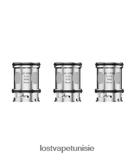 Lost Vape UB bobine max (paquet de 3) - Lost Vape review Tunisie 040BBB10 0,15 ohm