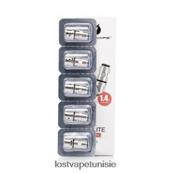 Lost Vape UB bobines légères (paquet de 5) - Lost Vape pods near me 040BBB118 l5 1,4 ohm