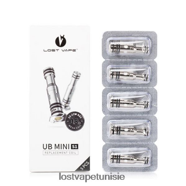 Lost Vape UB mini bobines de remplacement (paquet de 5) - Lost Vape pods near me 040BBB8 0,8 ohm