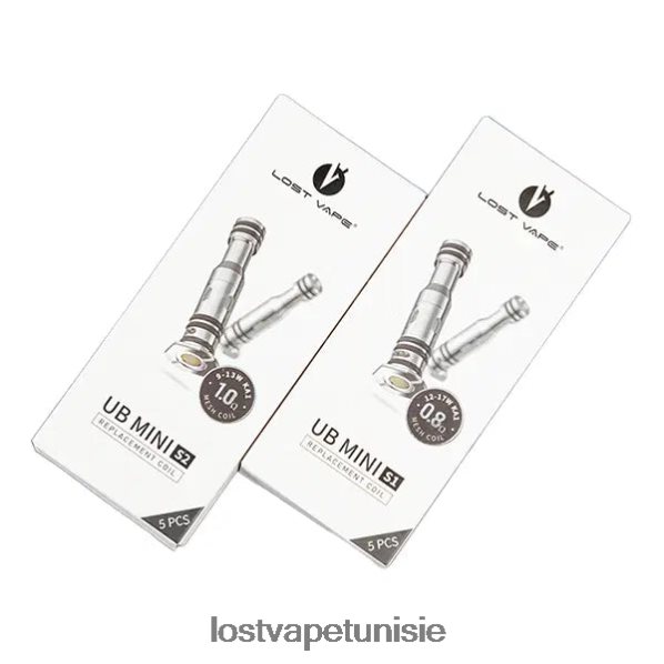Lost Vape UB mini bobines de remplacement (paquet de 5) - Lost Vape pods near me 040BBB8 0,8 ohm