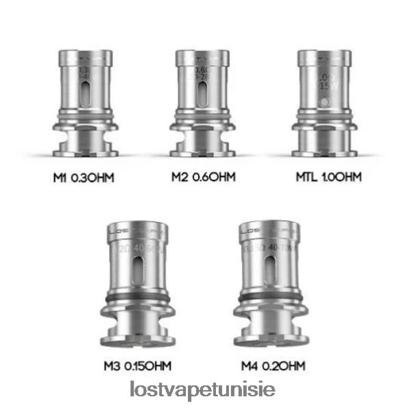 Lost Vape Ultra bobines boost (paquet de 5) - Lost Vape price 040BBB349 m4 v2 0,2 ​​ohm