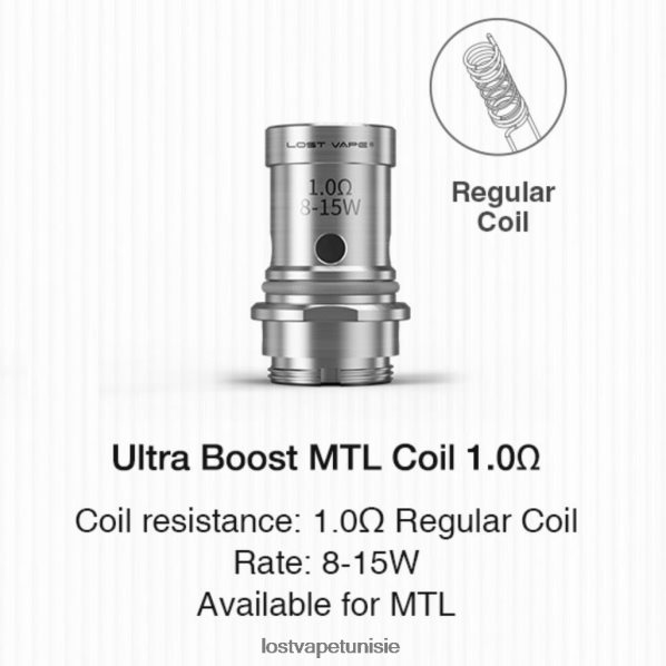 Lost Vape Ultra bobines boost (paquet de 5) - Lost Vape review Tunisie 040BBB350 mtl v2 1.ohm