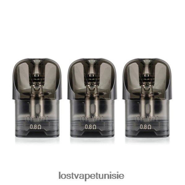 Lost Vape URSA dosettes de remplacement | 2,5 ml (paquet de 3) - Lost Vape centaurus prix Tunisie 040BBB125 vert 0,8 ohm
