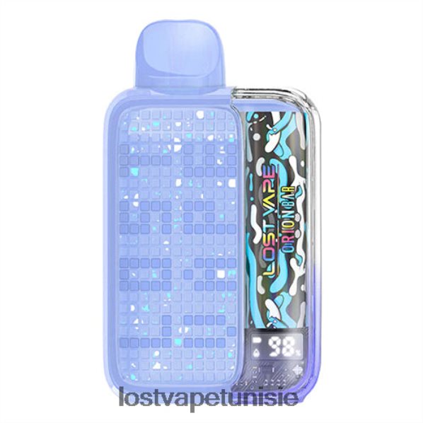 Lost Vape Orion barre jetable 10000 bouffée 20ml 50mg - Lost Vape Tunisie 040BBB26 glace bleue