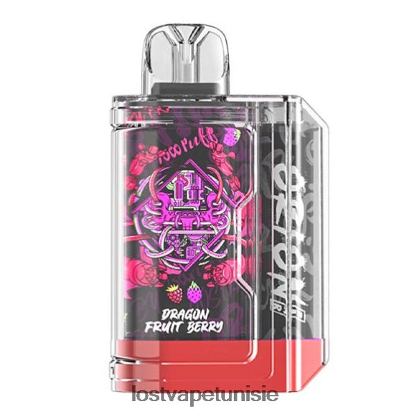 Lost Vape Orion barre jetable | 7500 bouffées | 18 ml | 50 mg - Lost Vape Tunis 040BBB64 baie de fruit du dragon