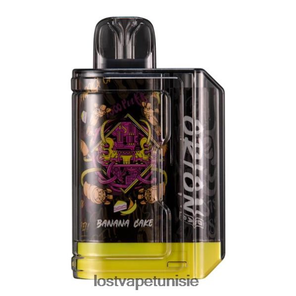 Lost Vape Orion barre jetable | 7500 bouffées | 18 ml | 50 mg - Lost Vape Tunisie 040BBB56 gâteau à la banane