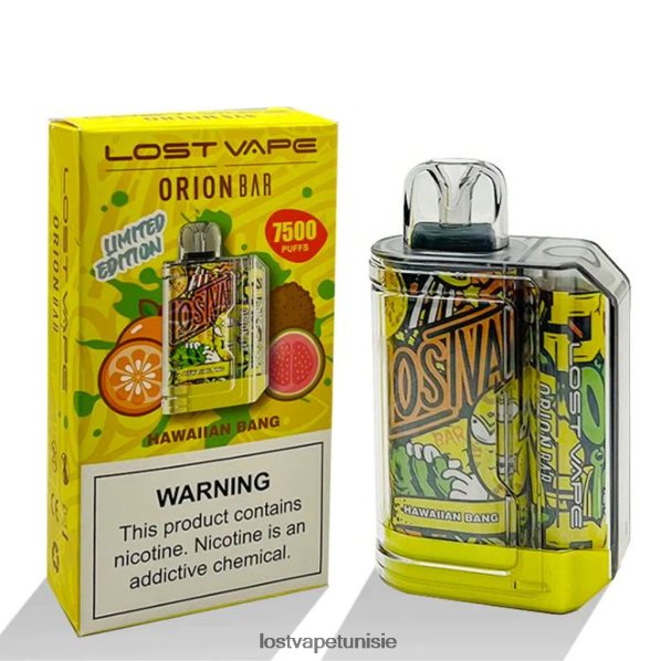 Lost Vape Orion barre jetable | 7500 bouffées | 18 ml | 50 mg - Lost Vape dealers near me 040BBB97 bang hawaïen