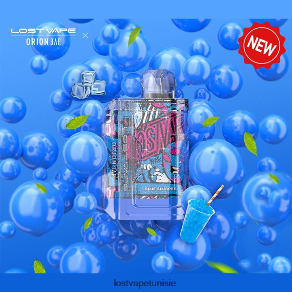 Lost Vape Orion barre jetable | 7500 bouffées | 18 ml | 50 mg - Lost Vape pods near me 040BBB88 barbotine bleue