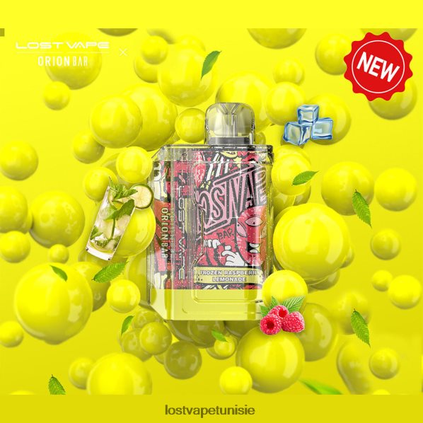 Lost Vape Orion barre jetable | 7500 bouffées | 18 ml | 50 mg - Lost Vape prix Tunisie 040BBB92 limonade glacée aux framboises