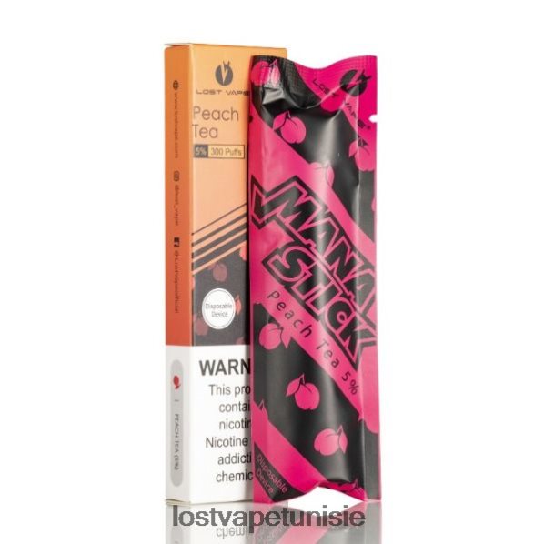 Lost Vape Mana bâton jetable | 300 bouffées | 1,2 ml - Lost Vape centaurus prix Tunisie 040BBB525 thé à la pêche 5%