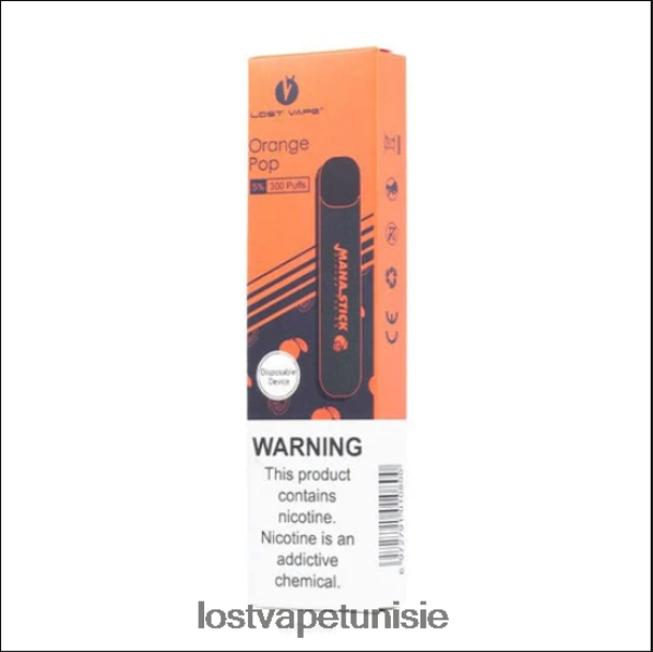 Lost Vape Mana bâton jetable | 300 bouffées | 1,2 ml - Lost Vape near me Tunisie 040BBB523 boisson gazeuse orange 5%