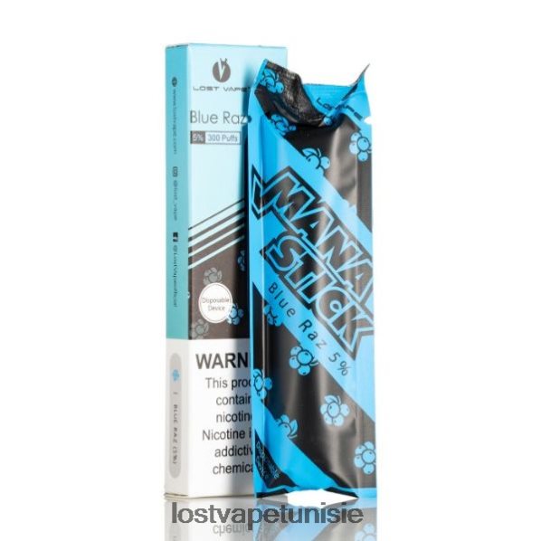 Lost Vape Mana bâton jetable | 300 bouffées | 1,2 ml - Lost Vape price 040BBB519 bleu raz 5%