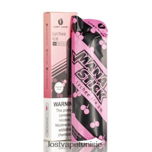 Lost Vape Mana bâton jetable | 300 bouffées | 1,2 ml - Lost Vape prix Tunisie 040BBB522 glace litchi 5%