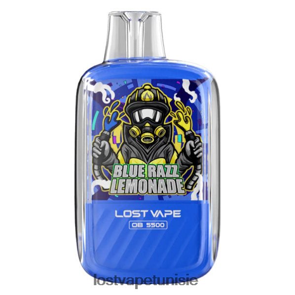 Lost Vape Orion ob5500 5500 bouffées 14 ml 50 mg jetables - Lost Vape prix Tunisie 040BBB2 limonade bleue