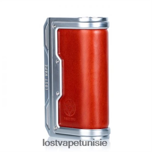 Lost Vape Thelema ADN250c mod | 200w - Lost Vape pods near me 040BBB438 acier inoxydable/cuir de veau