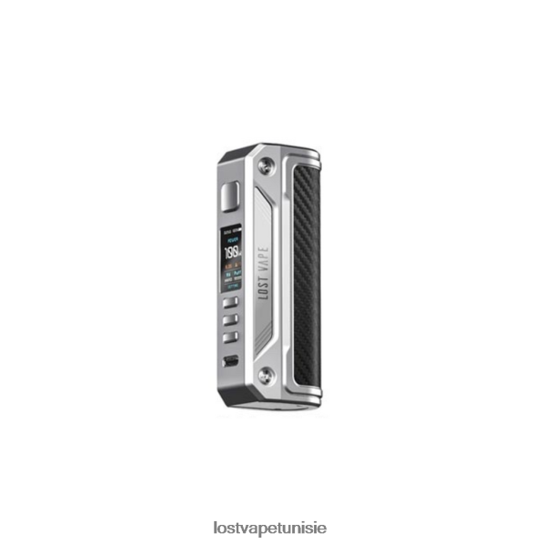 Lost Vape Thelema module solo 100w - Lost Vape review Tunisie 040BBB250 acier inoxydable/fibre de carbone