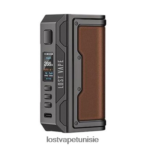 Lost Vape Thelema quête 200w mod - Lost Vape prix Tunisie 040BBB182 bronze/cuir