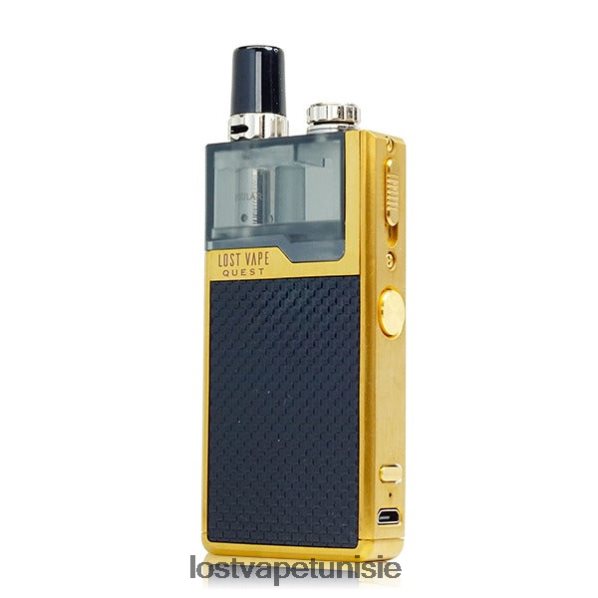 Lost Vape Quest kit complet pour appareil orion q pod - Lost Vape Tunisie 040BBB466 tissage doré/noir