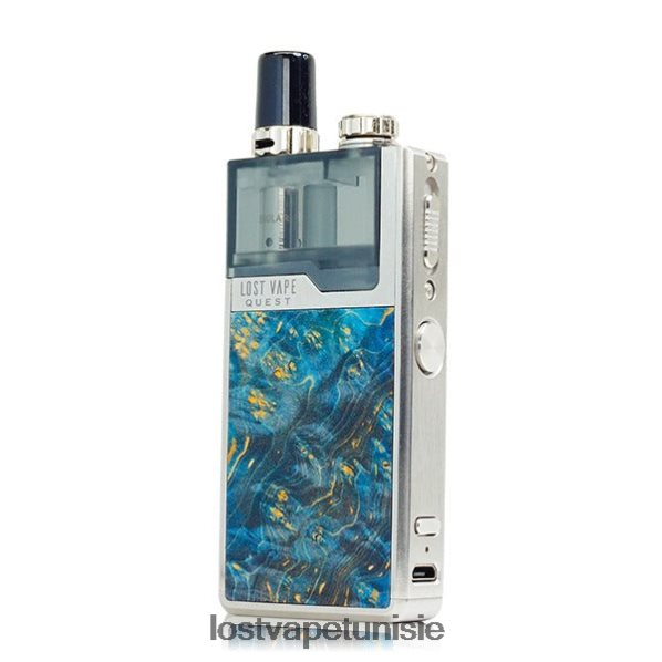 Lost Vape Quest kit complet pour appareil orion q pod - Lost Vape Tunisie 040BBB476 bois de cerf argenté/bleu
