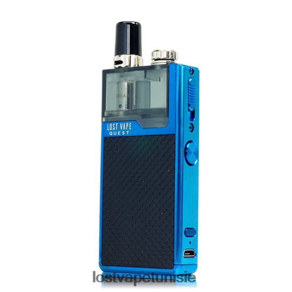 Lost Vape Quest kit complet pour appareil orion q pod - Lost Vape centaurus prix Tunisie 040BBB465 tissage bleu/noir