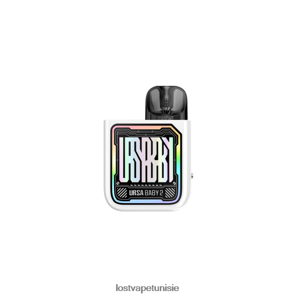 Lost Vape URSA Baby 2 trousses | système de dosettes - Lost Vape prix Tunisie 040BBB352 blanc technique/labyrinthe fantaisie