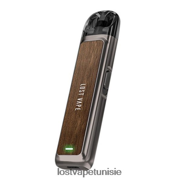 Lost Vape URSA kit de dosettes | 800mah - Lost Vape near me Tunisie 040BBB223 bois de noyer gunmetal