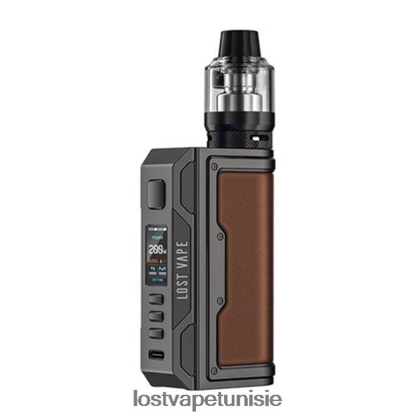 Lost Vape Thelema kit quête 200w - Lost Vape near me Tunisie 040BBB143 bronze/cuir