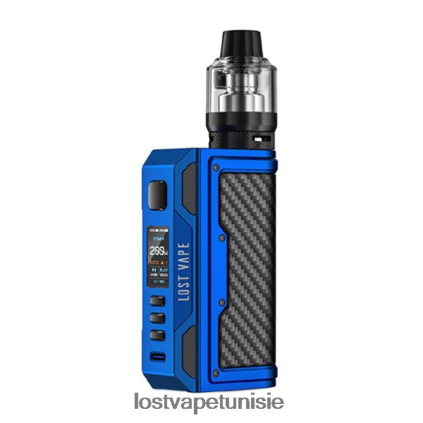 Lost Vape Thelema kit quête 200w - Lost Vape pods near me 040BBB138 bleu mat/fibre de carbone