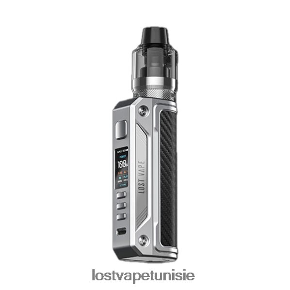 Lost Vape Thelema kit solo 100w - Lost Vape price 040BBB169 acier inoxydable/fibre de carbone