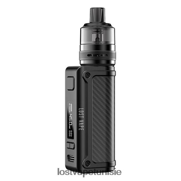 Lost Vape Thelema mini-kit 45w | réservoir à dosettes ub lite - Lost Vape prix 040BBB21 fibre de carbone